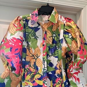 AKIRA Women's Floral Jacket